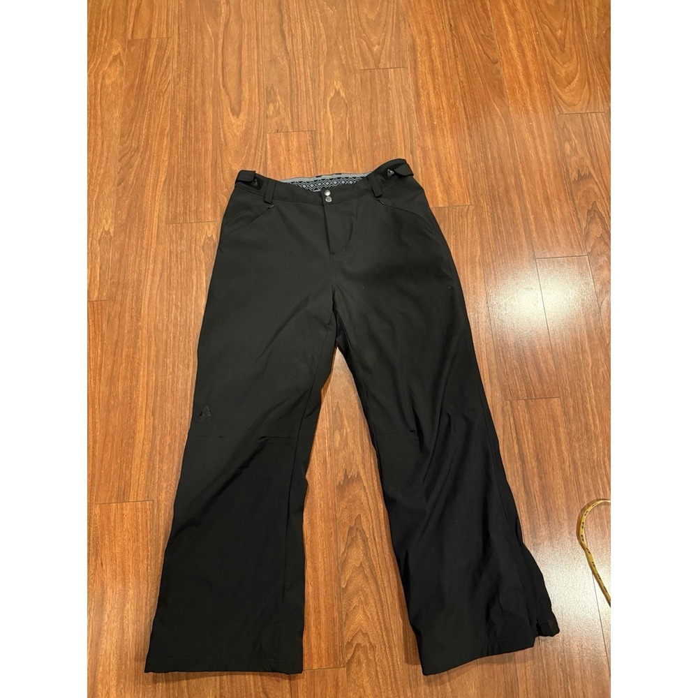 Gerry Womens Black Snow Pants Large Fleece Lined Ski Straight Leg Activewear